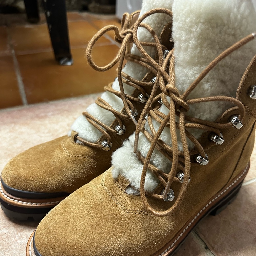 Marc Fisher Brown Suede Winter Boots - never worn